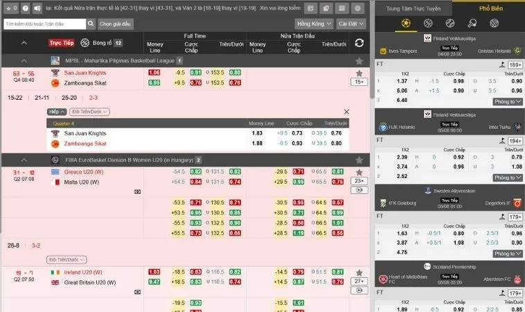 Hướng Dẫn Cách Chơi Thể Thao Điện Tử SonClub Thắng Lớn Mỗi Ngày 2 Giao diện chơi cá cược Thể Thao Điện Tử SonClub