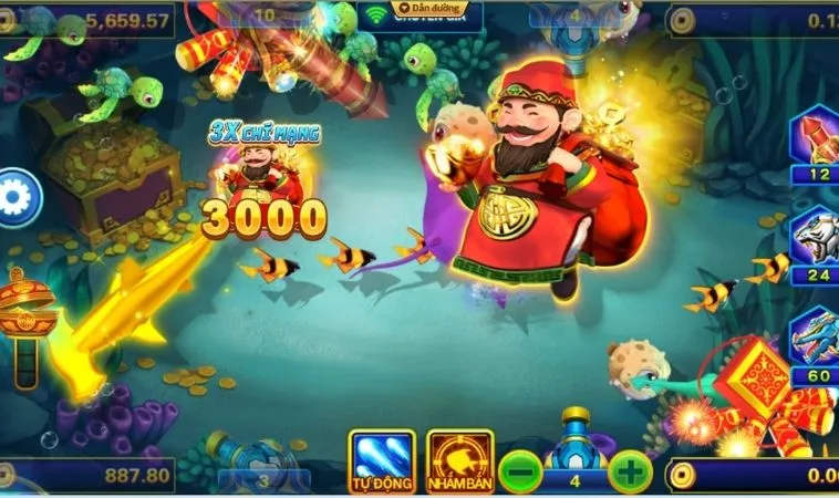 Cách Chơi Bắn Cá Thần Tài Tại SonClub Dễ Thắng Nhất 2 Cách chọn súng trong game Bắn Cá Thần Tài Tại SonClub